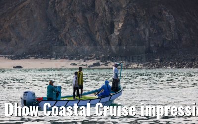 Dhow Coastal Cruise impressions near Muscat, Oman 07.03.2024
