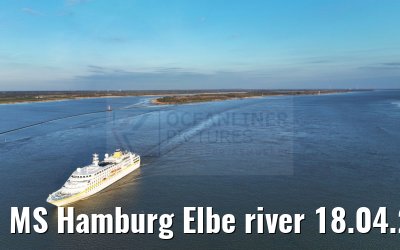 MS Hamburg Elbe river 18.04.2023