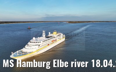 MS Hamburg Elbe river 18.04.2023
