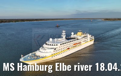 MS Hamburg Elbe river 18.04.2023