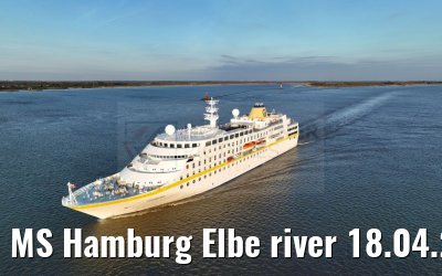 MS Hamburg Elbe river 18.04.2023