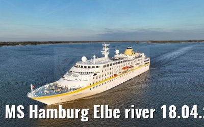 MS Hamburg Elbe river 18.04.2023