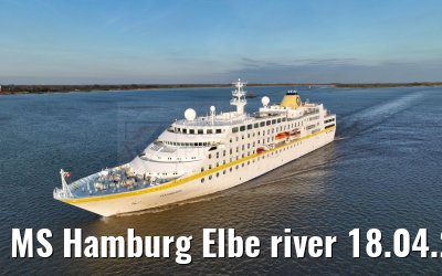 MS Hamburg Elbe river 18.04.2023