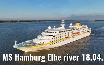MS Hamburg Elbe river 18.04.2023