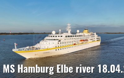 MS Hamburg Elbe river 18.04.2023