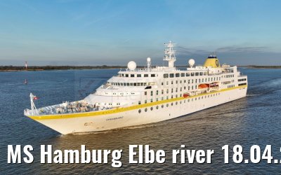 MS Hamburg Elbe river 18.04.2023