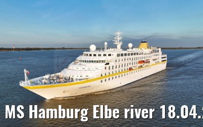 MS Hamburg Elbe river 18.04.2023