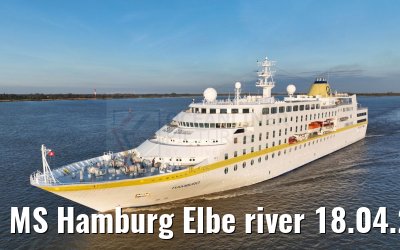 MS Hamburg Elbe river 18.04.2023