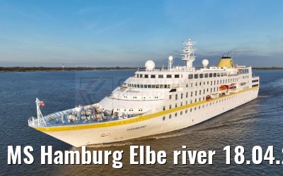 MS Hamburg Elbe river 18.04.2023