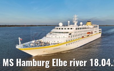 MS Hamburg Elbe river 18.04.2023