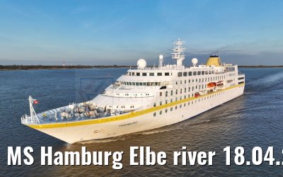 MS Hamburg Elbe river 18.04.2023