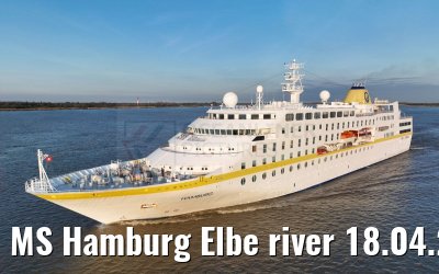 MS Hamburg Elbe river 18.04.2023