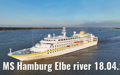 MS Hamburg Elbe river 18.04.2023