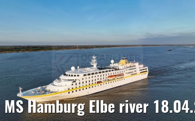 MS Hamburg Elbe river 18.04.2023