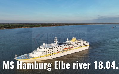MS Hamburg Elbe river 18.04.2023