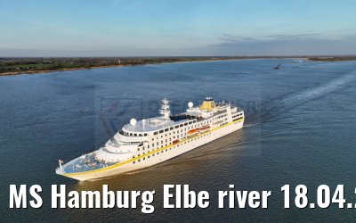 MS Hamburg Elbe river 18.04.2023