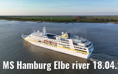 MS Hamburg Elbe river 18.04.2023