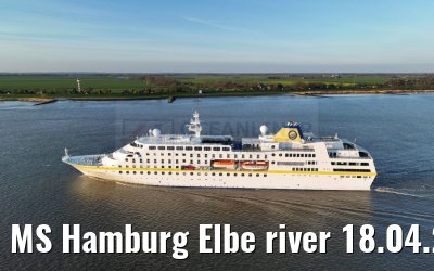 MS Hamburg Elbe river 18.04.2023