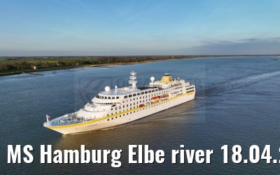 MS Hamburg Elbe river 18.04.2023