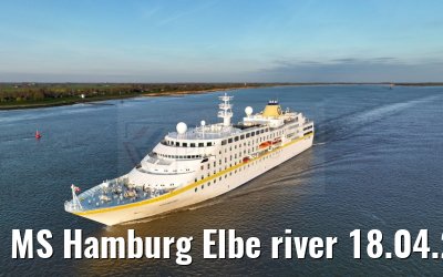 MS Hamburg Elbe river 18.04.2023