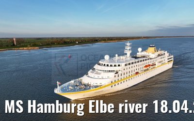 MS Hamburg Elbe river 18.04.2023