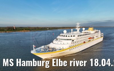 MS Hamburg Elbe river 18.04.2023
