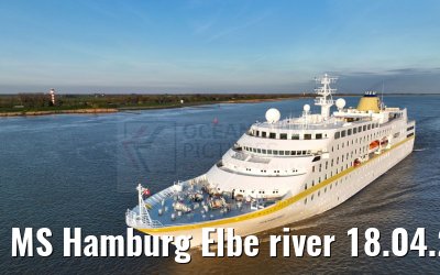 MS Hamburg Elbe river 18.04.2023
