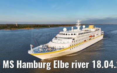 MS Hamburg Elbe river 18.04.2023