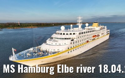 MS Hamburg Elbe river 18.04.2023
