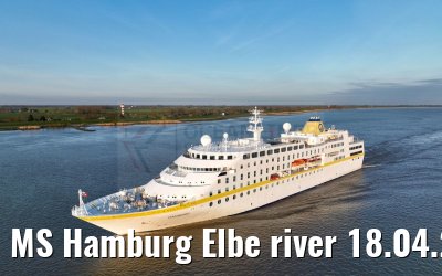MS Hamburg Elbe river 18.04.2023