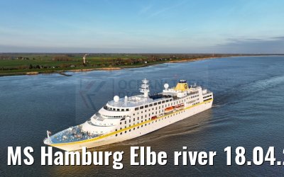 MS Hamburg Elbe river 18.04.2023
