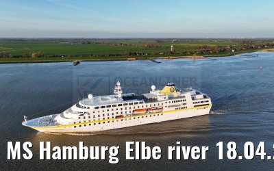 MS Hamburg Elbe river 18.04.2023