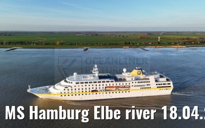 MS Hamburg Elbe river 18.04.2023