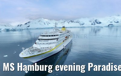 MS Hamburg evening Paradise Bay, Antarctica 23.01.2023
