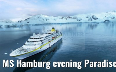 MS Hamburg evening Paradise Bay, Antarctica 23.01.2023