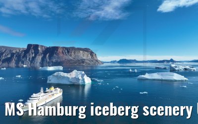 MS Hamburg iceberg scenery Uummannaq 04.09.2022