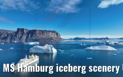 MS Hamburg iceberg scenery Uummannaq 04.09.2022