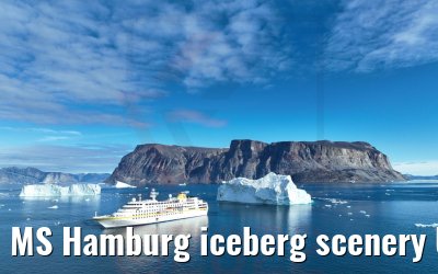 MS Hamburg iceberg scenery Uummannaq 04.09.2022