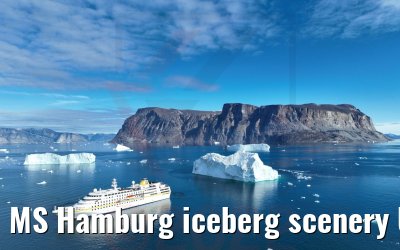 MS Hamburg iceberg scenery Uummannaq 04.09.2022