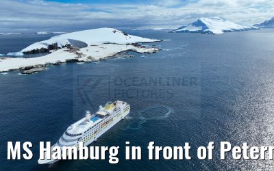 MS Hamburg in front of Peterman Island 25.01.2023