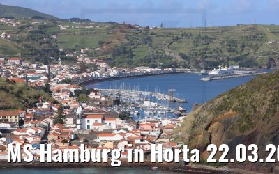 MS Hamburg in Horta 22.03.2022