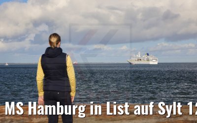 MS Hamburg in List auf Sylt 12.10.2021