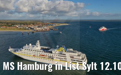 MS Hamburg in List Sylt 12.10.2021