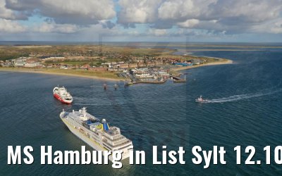 MS Hamburg in List Sylt 12.10.2021