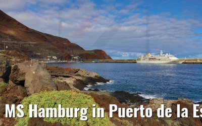 MS Hamburg in Puerto de la Estaca, El Hierro 23.11.2022