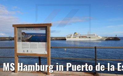 MS Hamburg in Puerto de la Estaca, El Hierro 23.11.2022
