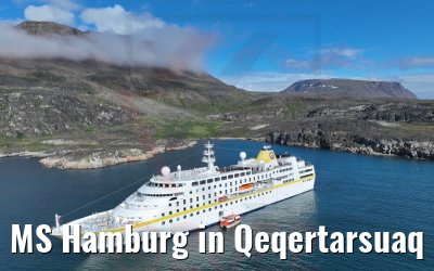 MS Hamburg in Qeqertarsuaq 25.08.2022