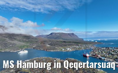 MS Hamburg in Qeqertarsuaq 25.08.2022