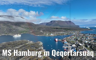 MS Hamburg in Qeqertarsuaq 25.08.2022