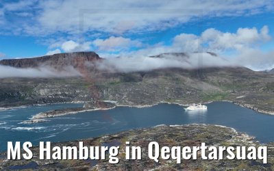 MS Hamburg in Qeqertarsuaq 25.08.2022